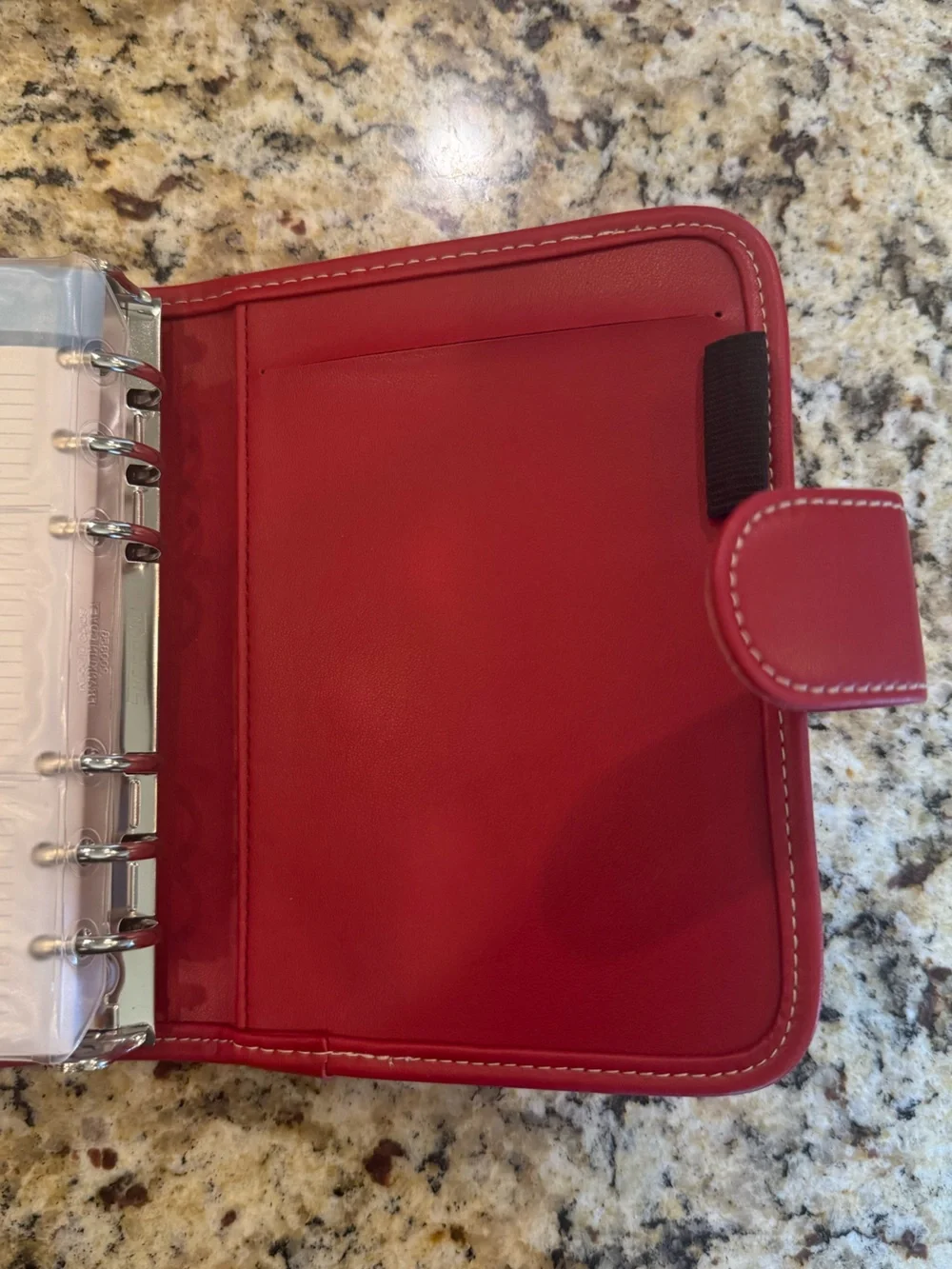 Franklin Covey Red Classic Day One Planner New Organizer Wallet